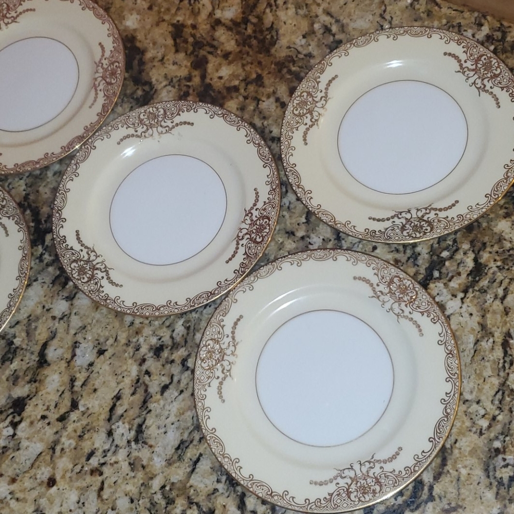 1116 5 Pc Noritake Goldenglo Bread&Butter Plates - Picture 11 of 11